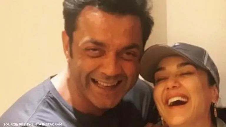 Preity Zinta shares blast from past on Bobby Deol's birthday; watch video preity zinta