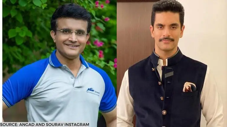 Angad Bedi pens a sweet birthday wish for Sourav Ganguly; calls him 'God of the off side' Angad Bedi