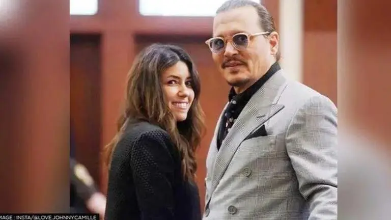 Johnny Depp spotted with attorney Camille Vasquez post actor's Prague concert; Watch Johnny Depp