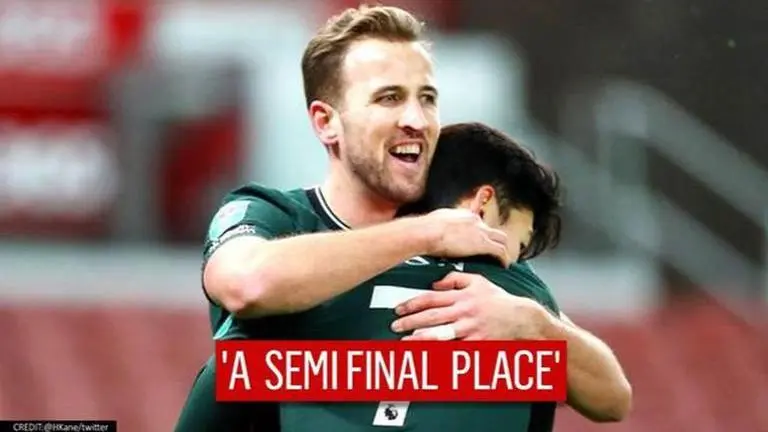 Harry Kane pumped up as Spurs earn semis berth in EFL Cup with 3-1 win over Stoke City Harry Kane