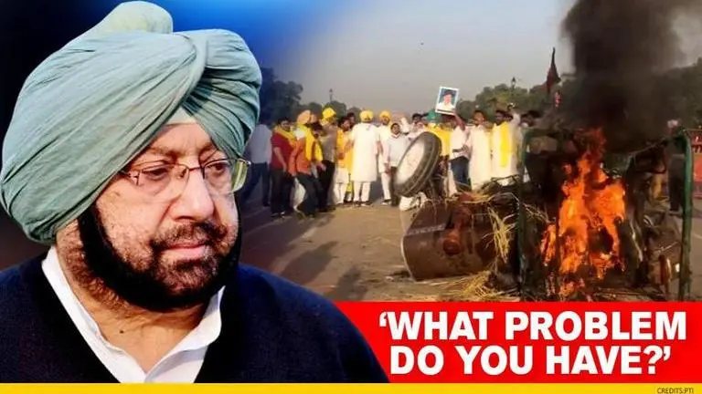 'If I want to burn my tractor, what problem do you have?:' Punjab CM hits back at BJP Amarinder Singh