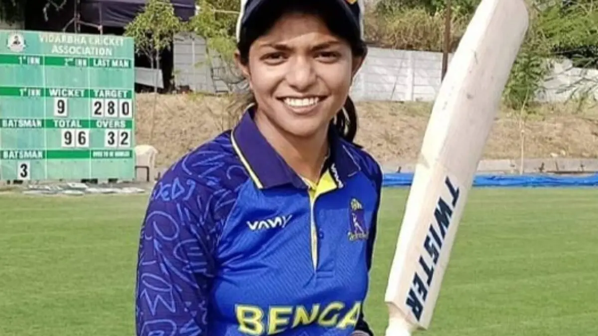 Dhara stands tall with 140 on Day 1 of domestic women's red-ball cricket's return Dhara Gujjar