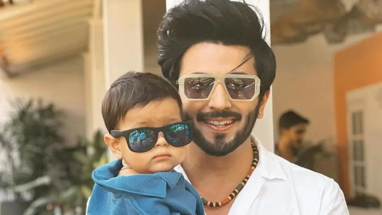 Dheeraj Dhoopar with his son Zayn