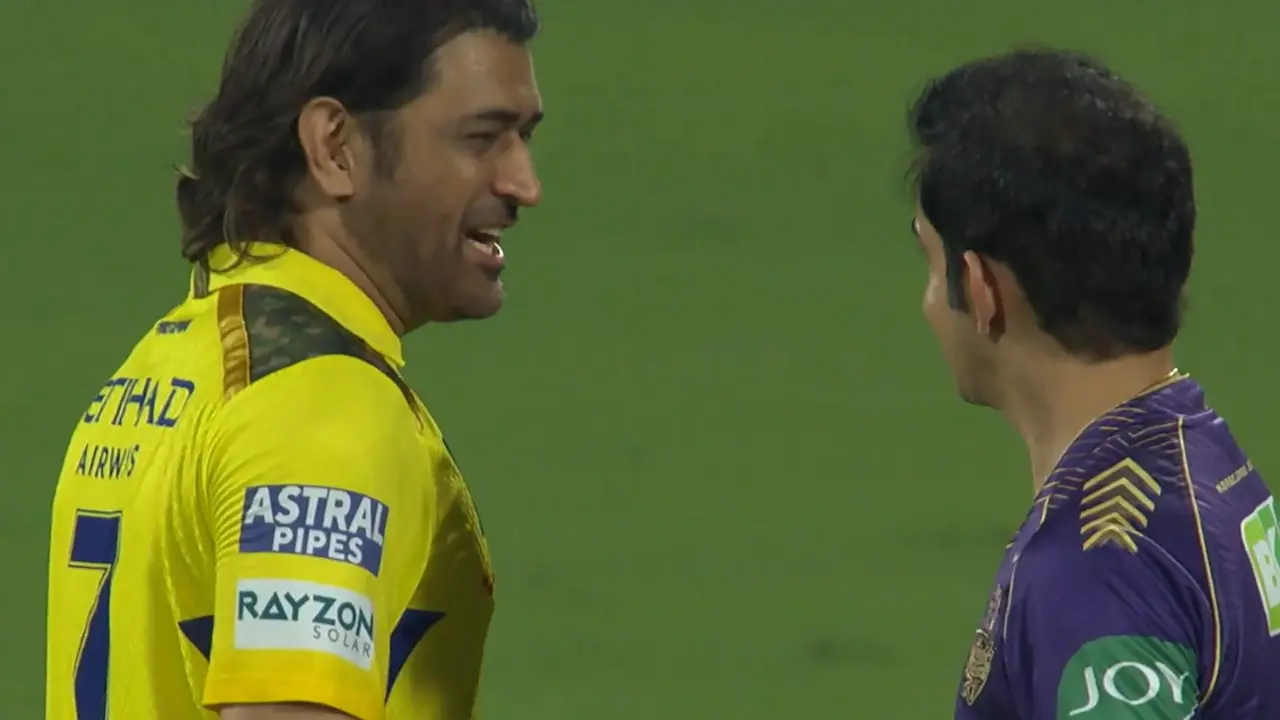 'I've been waiting for this since the 2011 World Cup': MS Dhoni & Gautam Gambhir break the internet MS Dhoni and Gautam Gambhir in IPL 2024