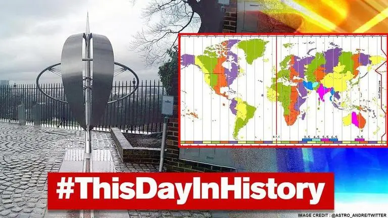 Greenwich Meridian was chosen as Prime meridian of the world on this day in 1884 Greenwich Meridian