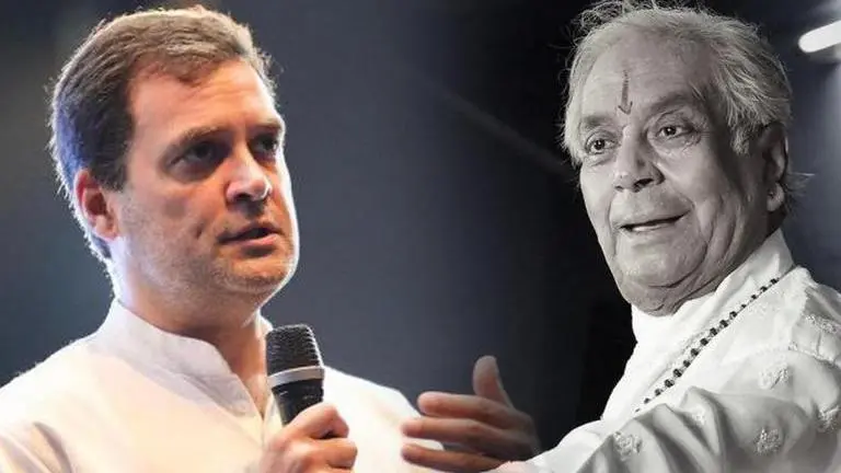 Birju Maharaj's contribution to field of Indian classical dance unparalleled: Rahul Gandhi Rahul Gandhi