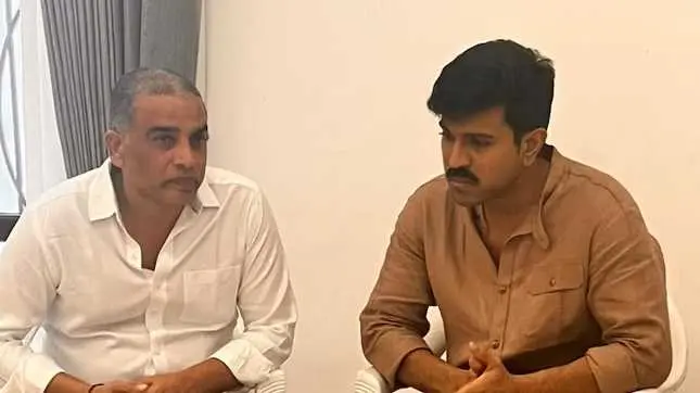 Producer Dil Raju and actor Ram Charan