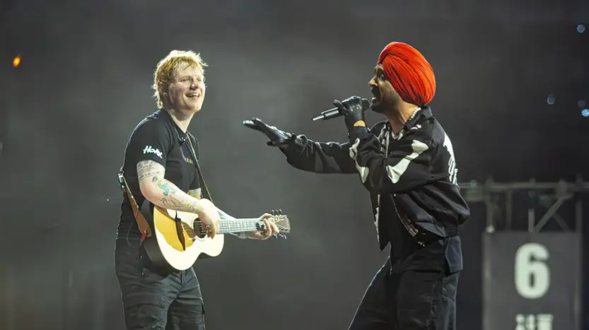 Diljit Dosanjh Reacts To Ed Sheeran Singing Lover In Punjabi, Says 'Music Is A Language Of Its Own' Ed Sheeran and Diljit Dosanjh