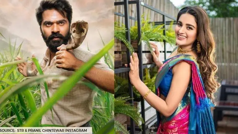 Silambarasan TR and Nidhhi Agerwal’s look from 'Easwaran' is out; See post here Silambarasan TR