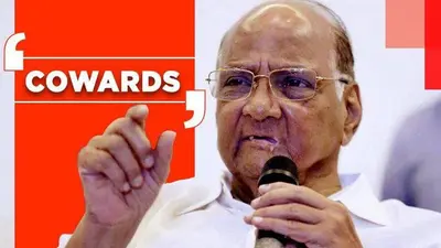 Sharad Pawar calls former party members who joined rivals, "cowards" Sharad Pawar