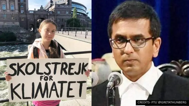 'No one is too young to effectuate change': Justice DY Chandrachud hails Greta Thunberg Justice DY Chandrachud