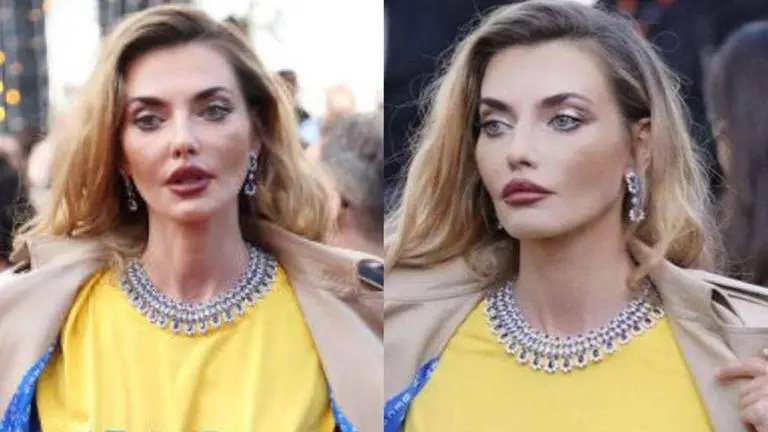 Cannes 2023: Alina Baikova sends a strong message in support of Ukraine on the red carpet Cannes 2023