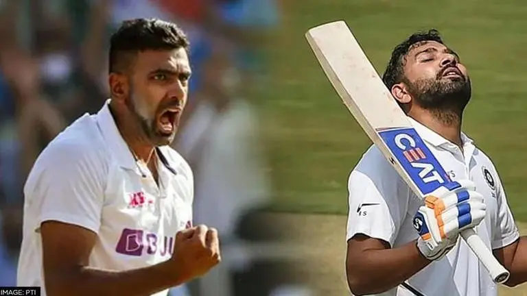 Rohit Sharma and R Ashwin in Cricket Australia Test XI