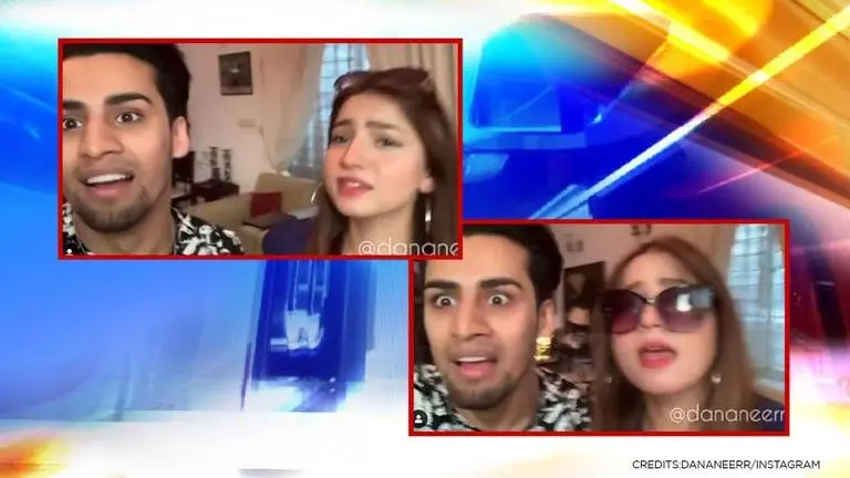 'Pawri' girl Dananeer and Momin of 'mujhe maro' collaborate for meme remix; watch video Dananeer