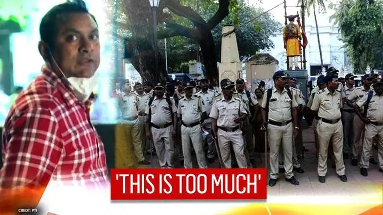 'Blatant gunda raaj', netizens furious as Republic's AVP Ghanshyam arrested after Arnab