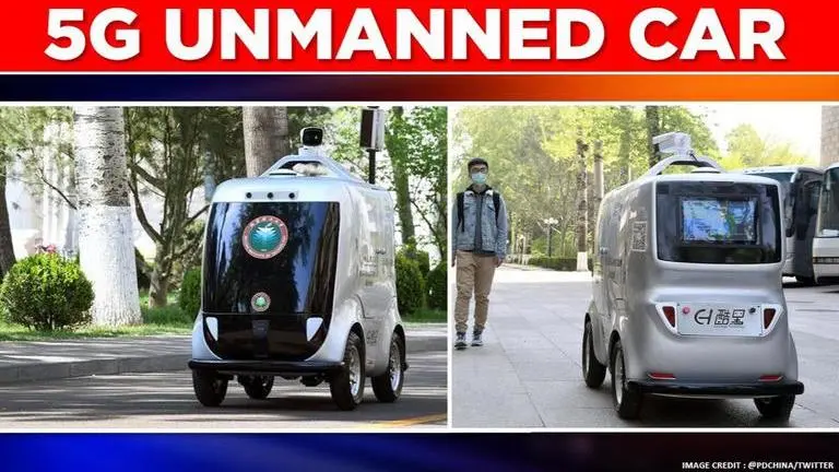 Unmanned delivery car deployed in Beijing Institute of Technology, can check temperature COVID-19