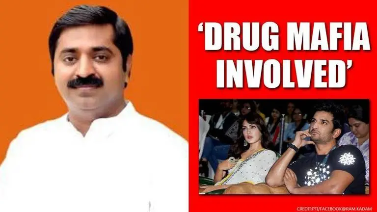 'Who are the big people in this drug mafia?': BJP's Ram Kadam amid Rhea-Narcotics angle Ram Kadam