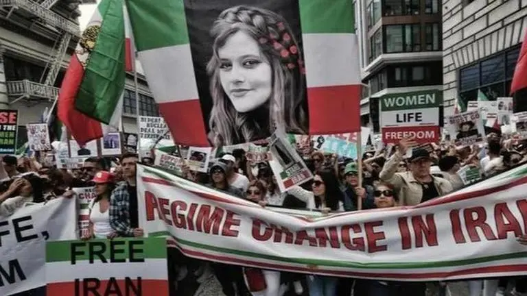 Russia claims 'western intelligence services played key role in organising Iran protests' Protests