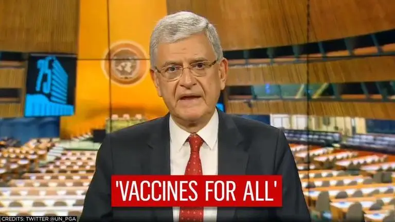 UNGA chief calls for 'fair and equal distribution' of COVID-19 vaccines to all nations UNGA