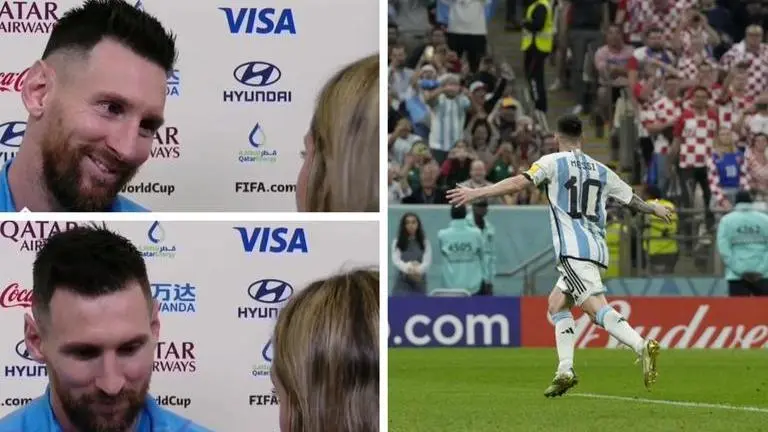 Argentine reporter's emotional message to Lionel Messi goes viral: 'Thank you captain' Lionel Messi after Argentina vs Croatia FIFA World Cup game