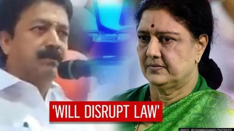 AIADMK files complaint against Sasikala, Dhinakaran; allege 'they can disrupt law & order' Sasikala