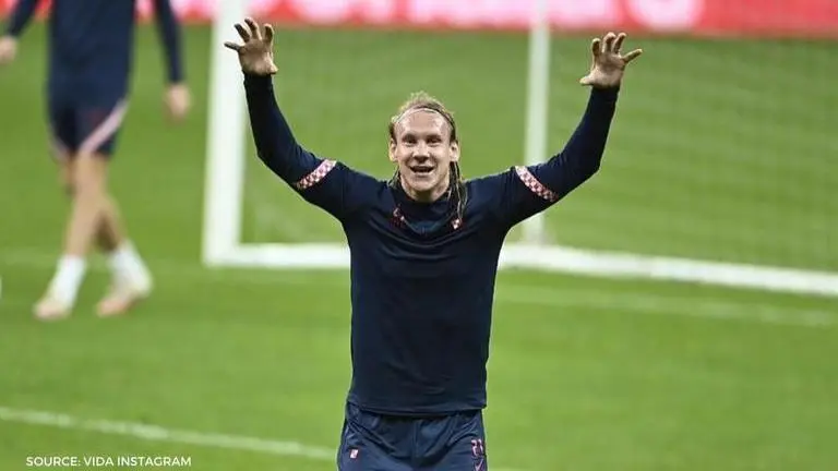 Croatia's Domagoj Vida substituted after testing positive for COVID-19 at HALF-TIME Croatia Defender Domagoj Vida