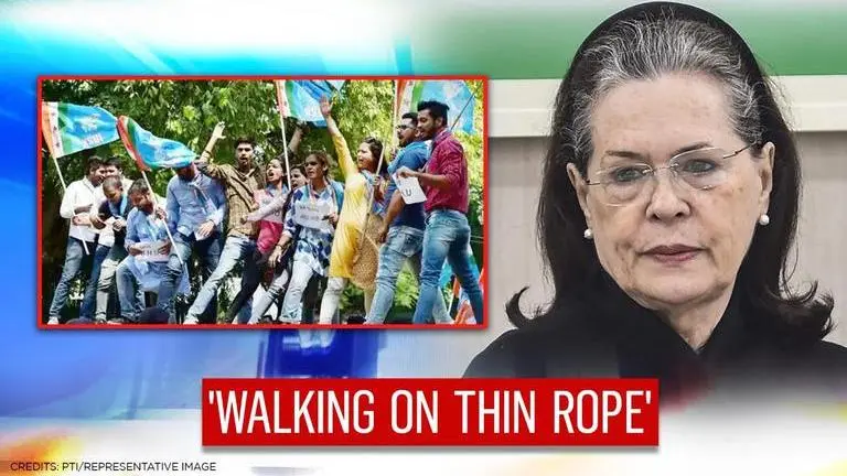 NSUI requests Sonia Gandhi to appoint new in-charge with 'organisational background' Sonia Gandhi