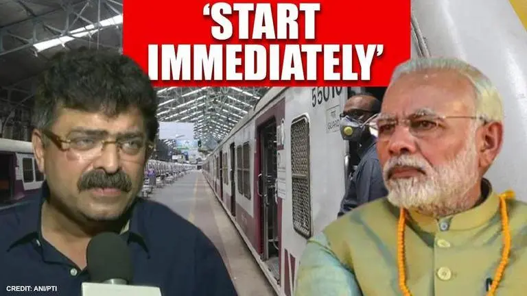 Maharashtra Minister Jitendra Awhad urges Centre to restart suburban trains in Mumbai Jitendra Awhad