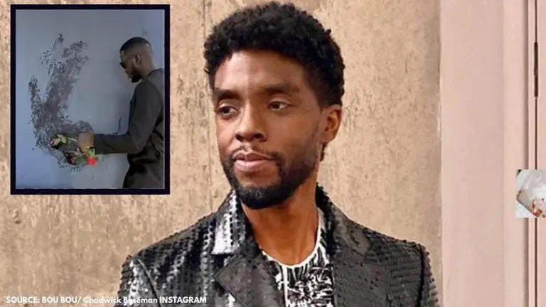 Chadwick Boseman tribute: Boubou's viral painting video leaves fans teary-eyed Chadwick Boseman tribute: viral video