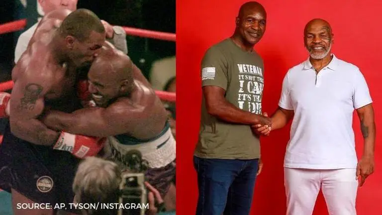 mike tyson and Evander Holyfield