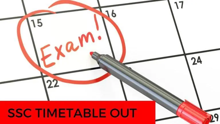 SSC Board Exam Time Table 2020: Time table for SSC Examinations, 2020 are out ssc board exam time table