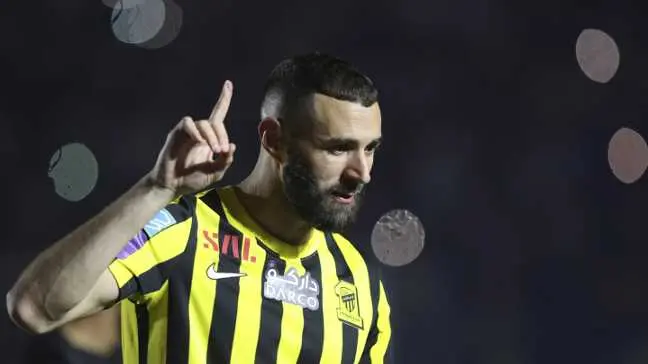 Watch: Karim Benzema's dazzling effort not enough as Al-Ittihad held by Al-Hazm in Saudi Pro League Karim Benzema for Al-Ittihad