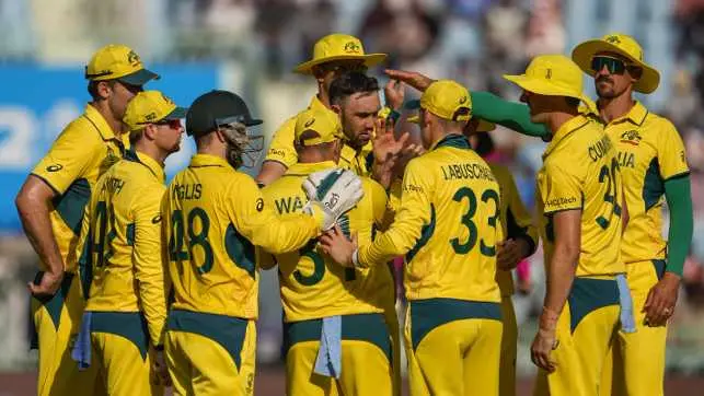Australian cricket team during the ODI World Cup 2023