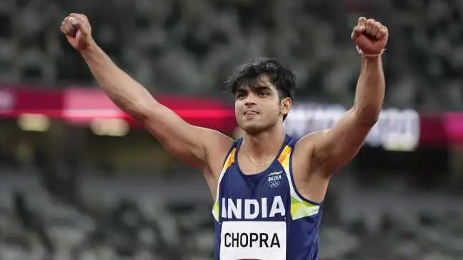 Indian Javelin thrower Neeraj Chopra