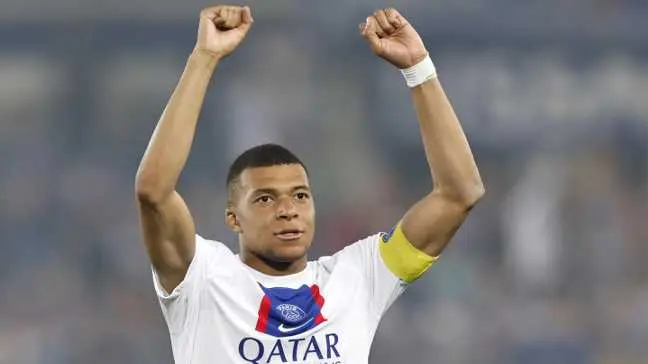 PSG striker Kylian Mbappe