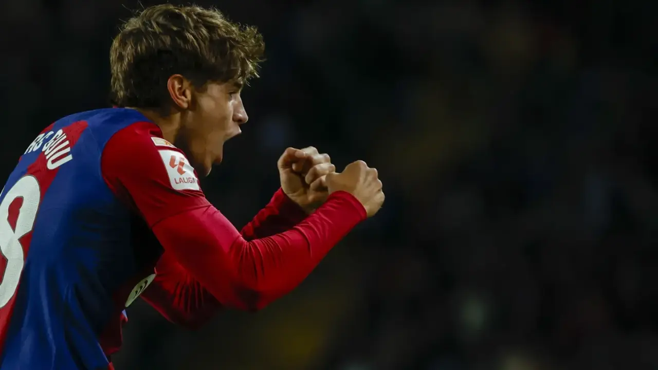 Barcelona celebrates another talented teenager making a successful move from its La Masia academy Marc Guiu