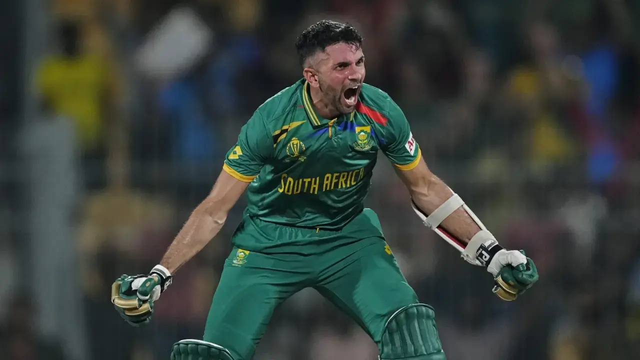 'Jai Shree Hanuman': Keshav Maharaj shares EPIC message after hitting winning runs during SA vs PAK Keshav Maharaj for SA