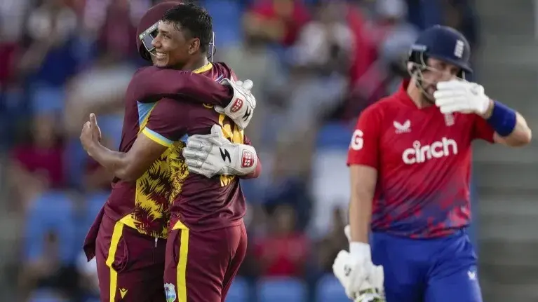 West Indies wins T20 series from England in tense final match West Indies