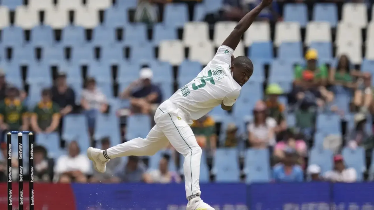 Rabada''s fifer limits India to 208/8 as rain forces early stumps on Day 1 Kagiso Rabada