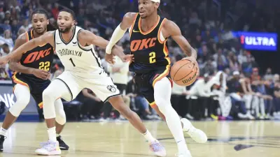 Gilgeous-Alexander scores 24, Thunder beat Nets 124-108, extend winning streak to 4 games Oklahoma City Thunder guard Gilgeous-Alexander