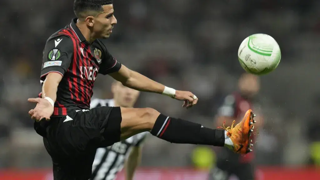 Eight-goal Nice demolishes hapless Saint-Etienne in historic French rout Youcef Atal