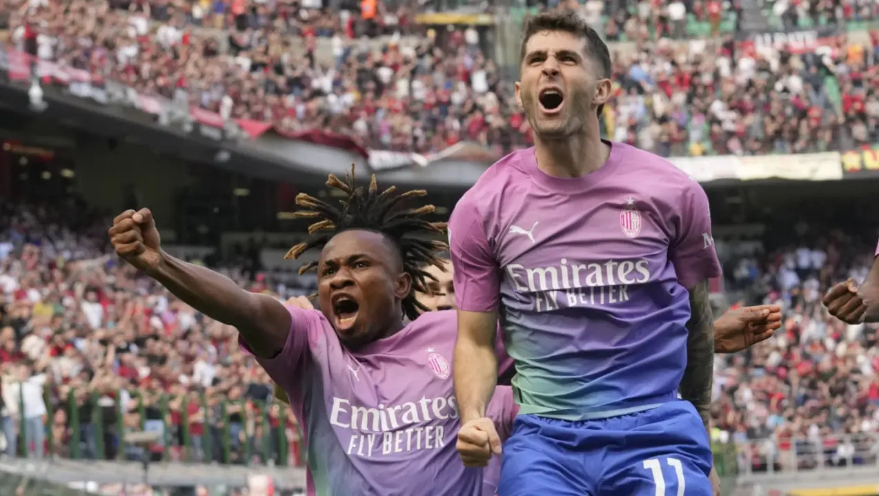 Christian Pulisic achieves personal best scoring season as he puts AC Milan on path to win Christian Pulisic