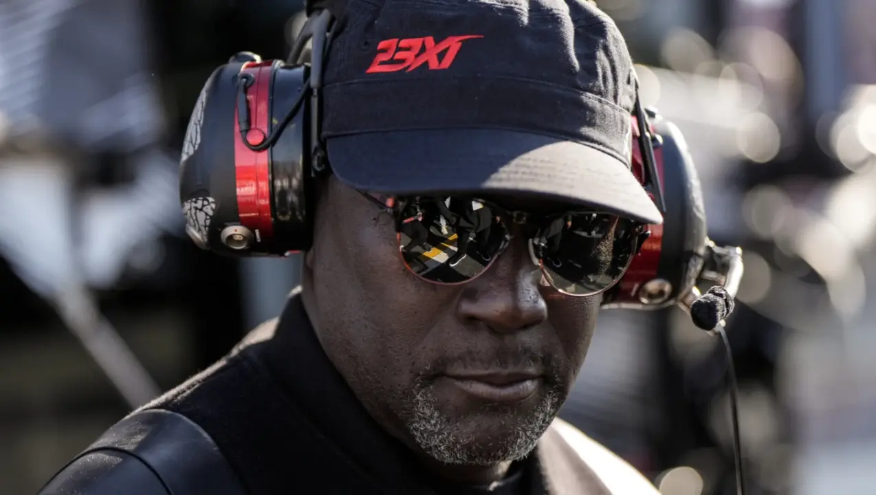 NASCAR revels in an MJ moment. His Airness gives a big boost to his post-hoops passion Michael Jordan