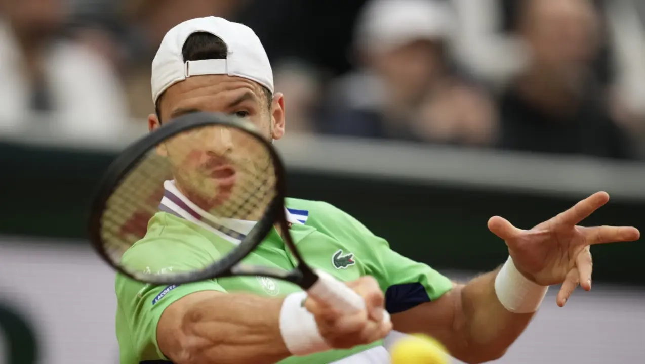 Grigor Dimitrov reaches his first French Open quarterfinal in his 14th appearance Grigor Dimitrov