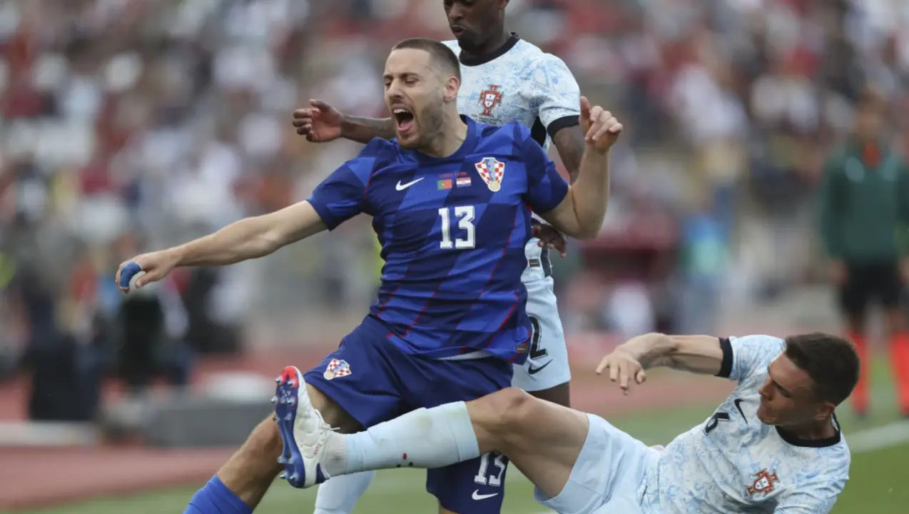 Croatia midfielder Nikola Vlasic is out of Euro 2024 because of a muscle injury Nikola Vlasic