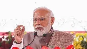 Prime Minister Narendra Modi at Kashi Tamil Sangamam in Uttar Pradesh's Varanasi.