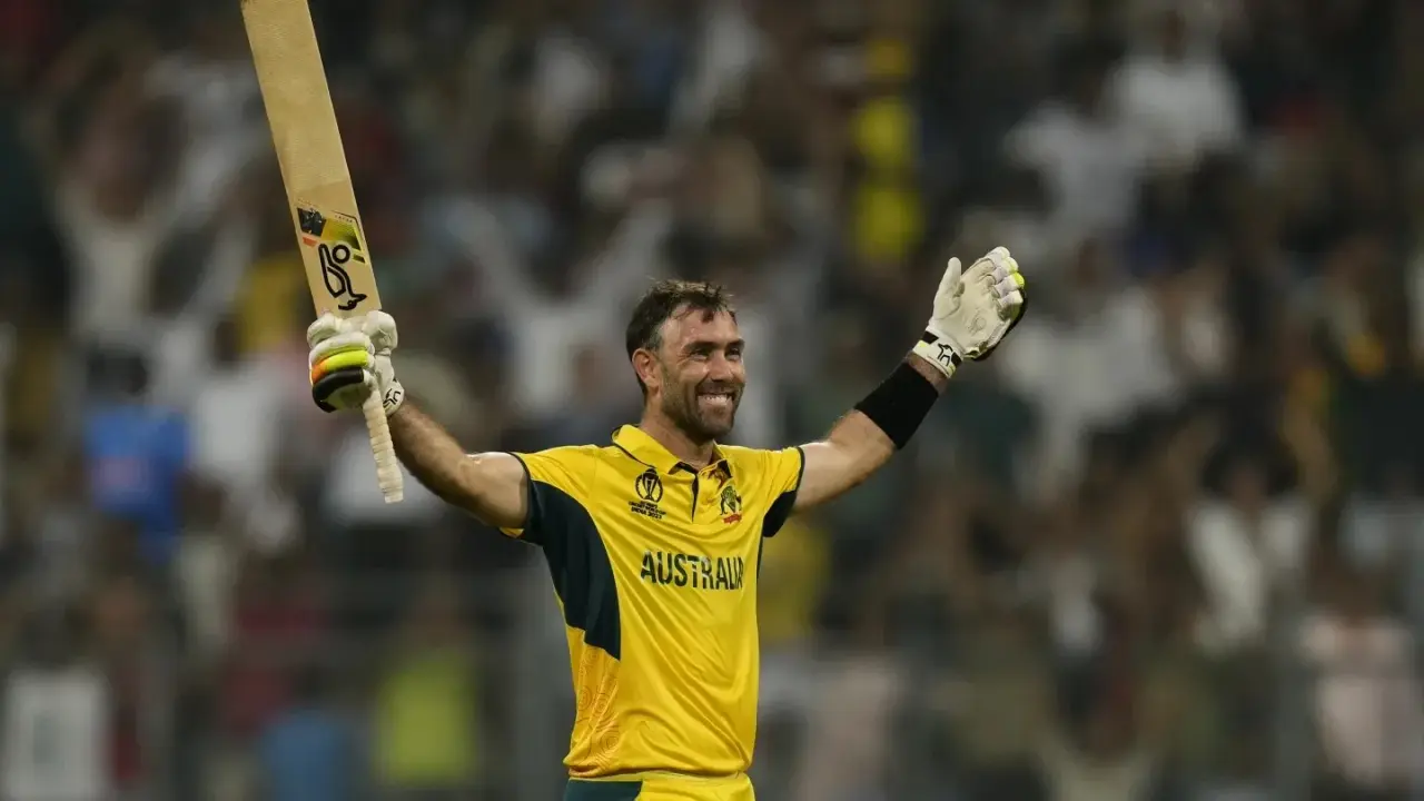 Glenn Maxwell scores 201 against Afghanistan during ODI WC 2023
