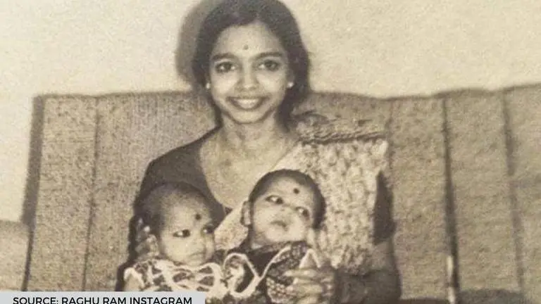 Unseen pic of the day: Guess who these cute twin babies are, who are now famous TV stars? raghu ram