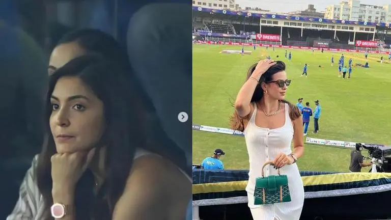 Anushka Sharma to Natasa Stankovic, WAGs steal the limelight off pitch Anushka Sharma