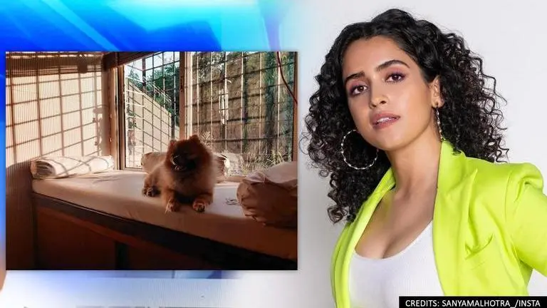 Sanya Malhotra mourns death of her pet; Pays tribute to 'sweet angel' with adorable videos Sanya Malhotra